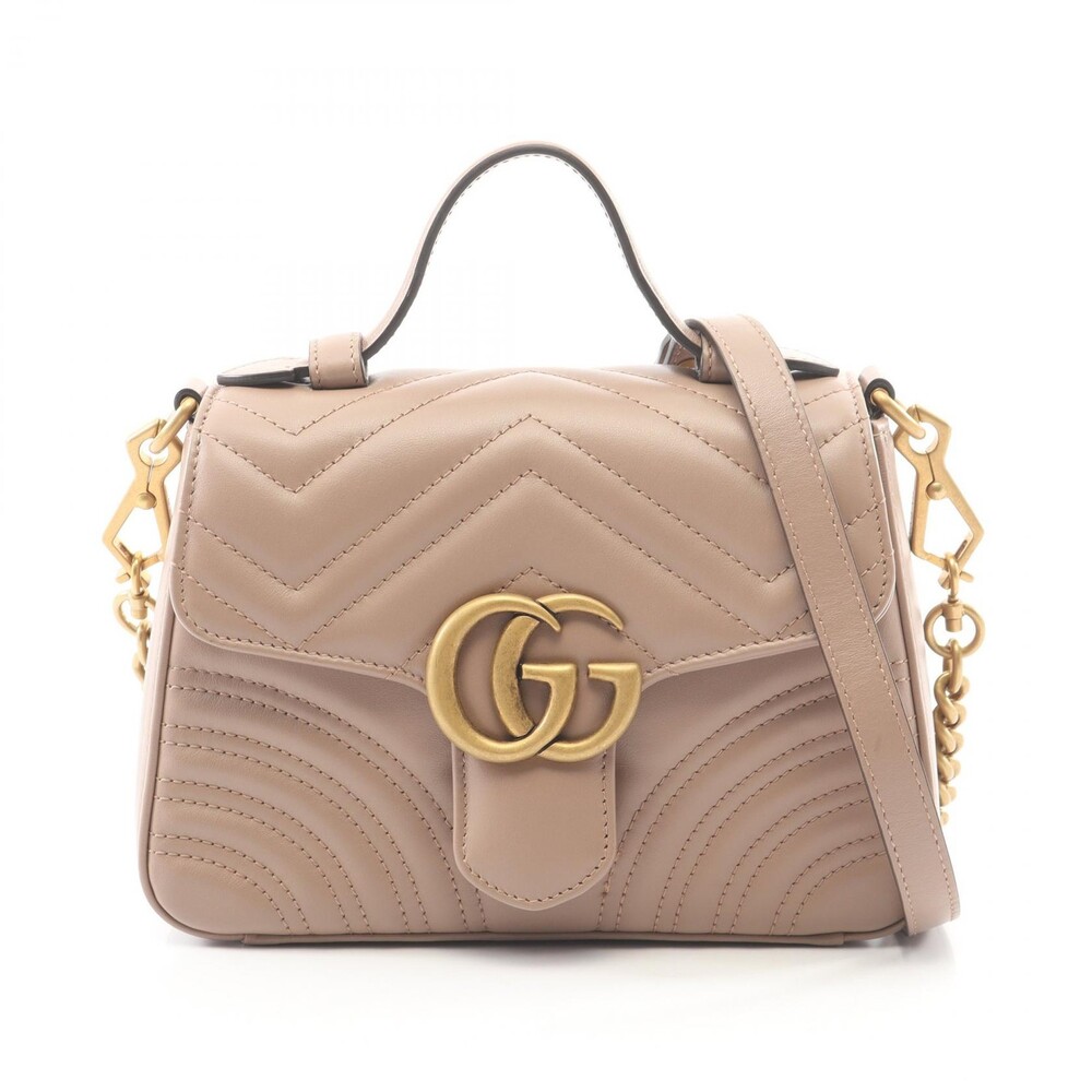Gucci Mini Top Handle Gg Marmont #308418G12B